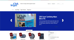 Desktop Screenshot of clubwipesusa.com